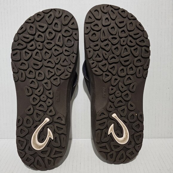 Olukai Men\'s Ohana Brown Slip on Beach Sandals Sz 8 Casual Vacation Beach main image 6